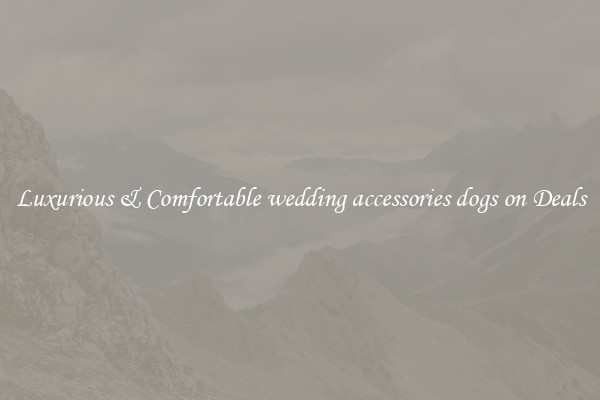 Luxurious & Comfortable wedding accessories dogs on Deals