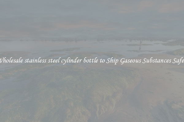 Wholesale stainless steel cylinder bottle to Ship Gaseous Substances Safely