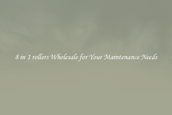 8 in 1 rollers Wholesale for Your Maintenance Needs