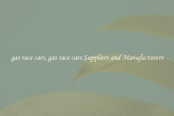 gas race cars, gas race cars Suppliers and Manufacturers