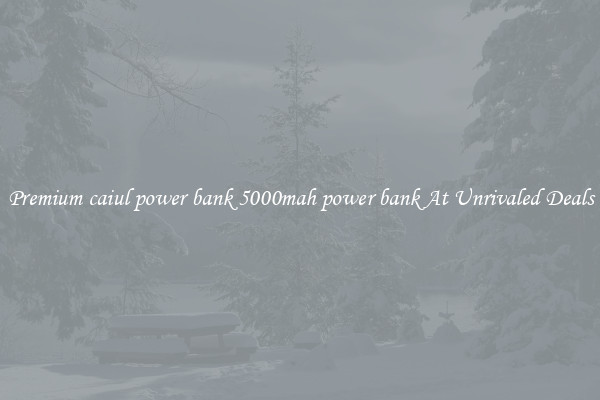 Premium caiul power bank 5000mah power bank At Unrivaled Deals