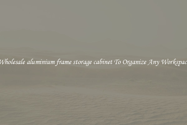 Wholesale aluminium frame storage cabinet To Organize Any Workspace