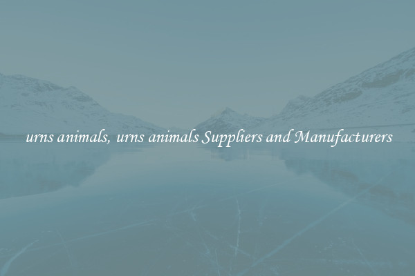 urns animals, urns animals Suppliers and Manufacturers