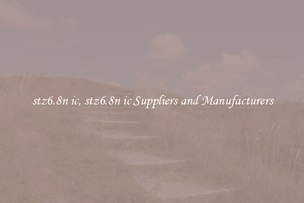 stz6.8n ic, stz6.8n ic Suppliers and Manufacturers